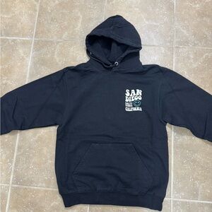Pacific & co San Diego Black Hoodie Sweater kids medium
